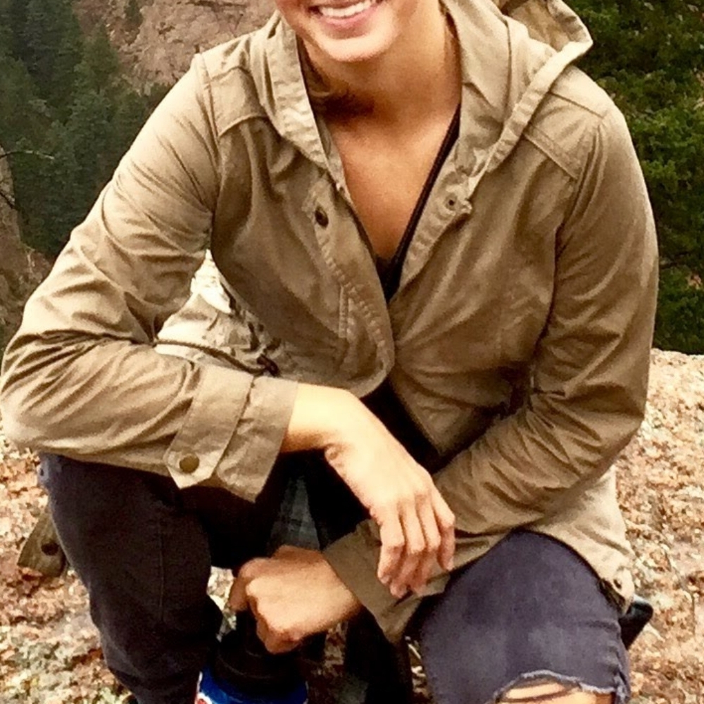 Khaki cargo jacket